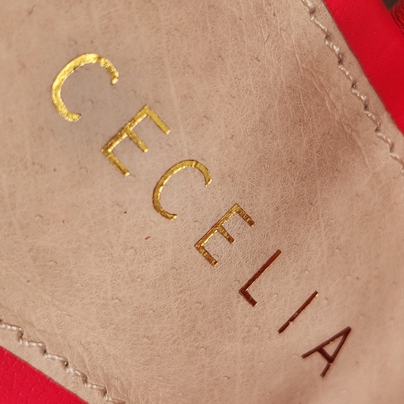 Cecelia Wedge Sandals 8 Pink Lilly Chunky Flower Leather Woven Strappy New $180 - Picture 11 of 13